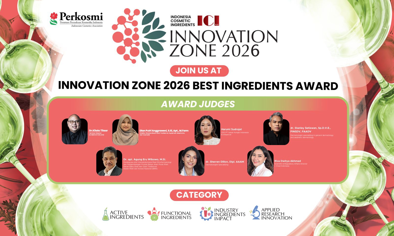 Innovation Zone 2026 Best Ingredients Award Categories